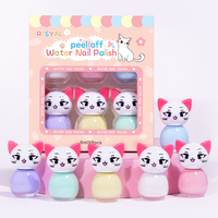 6 pièces/ensemble, vernis à ongles à base d'eau de 6 ml, longue durée, séchage rapide, pas besoin de lampe pour faire sécher, fournitures pour ongles, vernis pour manucure