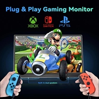 Monitor Portátil Táctil IPS de 15.6 Pulgadas, 1920*1080, 60Hz, Alta Definición, con Altavoz y Soporte Integrados, para Negocios, Oficina y Juegos