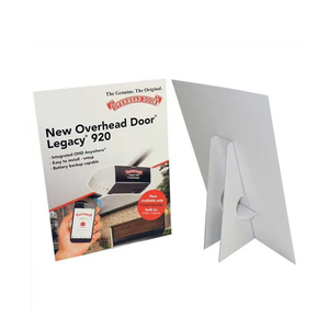 Chất lượng cao tùy chỉnh trọng lượng nhẹ thân thiện với môi bọt lõi hiển thị truy cập thẻ đứng cho nhà hàng sử dụng - Product Image 5