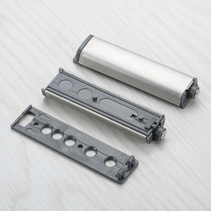 Mécanisme de rebond de porte en acier inoxydable, fermeture par bouton-poussoir pour tiroirs et portes d'armoires, design minimaliste durable - Product Image 1