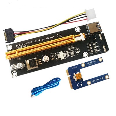 006 Mini PCIe 1x to PCI Express x16 Riser Card External Graphics Card GDC mini PCIe to PCI-e Slot