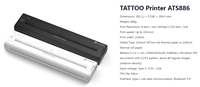 0.5Kg Printer Tato Stensil Nirkabel Bluetooth Baterai Tato Thermal Copier Printer
