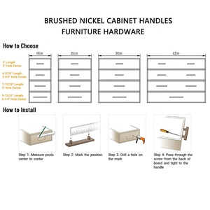 Unique Design Brass Aluminum Steel Kitchen Cabinet Hardware Filing Cabinet Handles <strong>Door</strong> <strong>Knob</strong> Pulls Furniture Handles - Product Image 5
