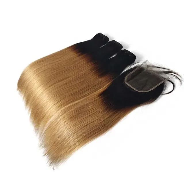 virgin hair wholesale kinky straight hair weave bundles with closure