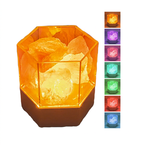 Nueva llegada lámpara de luz nocturna de piedra de sal de cristal del Himalaya artesanías naturales hechas a mano para regalos y decoración para pedidos a granel - Product Image 1