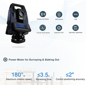Station totale robotisée Hi-target HTS-820 IP65, grossissement 30x, précision rapide, verrouillage automatique, levé topographique monopersonnel, prisme automatique IA - Product Image 5