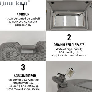 Pare-soleil de voiture ABS de haute qualité 85201-3K010QD pour Sonata 2006 2007 <span class=keywords><strong>2008</strong></span> Neuf - Product Image 5