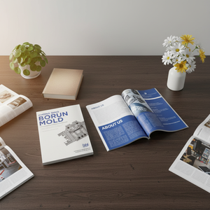 บริการพิมพ์หนังสือภาพถ่าย โบรชัวร์ แผ่นพับ นิตยสาร แคตตาล็อก แบบกำหนดเอง ดีไซน์ไม่ซ้ำใคร ขนาด A5 A4 - Product Image 3