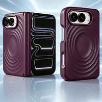 Nouvelle coque de téléphone magnétique en silicone liquide à motif vague pour iPhone, protection de charnière double, antichoc, LZ320