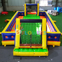 Terrain de football gonflable professionnel en gros pour l'extérieur, arène sportive gonflable, terrain de soccer