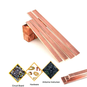 구리 스트립 T2 구리 순수 플랫 스틸 스트립 순수 구리 및 전기 도금 DIY 재료 두께 1/1.5/2/3/4/5/6/8mm - Product Image 4