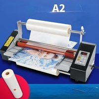 Machine à plastifier de table A2 17.3 pouces chaud/froid pour les formats de papier A3 et A4