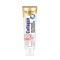 Dentifrice au collagène chimique blanchissant saveur menthe pour dents sensibles, soin de l'émail, protection contre les caries, haleine fraîche, usage domestique adulte