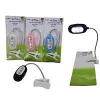 Lámpara LED con Clip de la Marca SUNING, con Cuello Flexible y Clip para Leer Libros o Usar Junto a la Cama