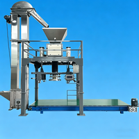 Machine d'emballage en sacs en vrac avec pesage réglable pour poudres, granulés, engrais et céréales
