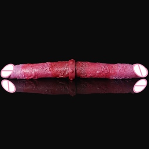 FAAK New Double Penetration Kinky Sex Toy Monster <b>Dildo</b> Double Head G-spot Massage Super Soft <b>Dildo</b> for Women - Product Image 4