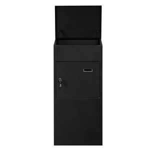 Buzón de Paquetería Metálico Impermeable para Exteriores, con 2 Llaves, Diseño Independiente, Antirrobo, Capacidad de 100L para Entrega Postal - Product Image 4