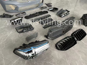 XLstyling Car Conversion upgrade facelift pare-chocs avant G30 LCI M-Tech M5 kit carrosserie ancien à nouveau pour <span class=keywords><strong>BMW</strong></span> G30 18-20 Bodykit - Product Image 3