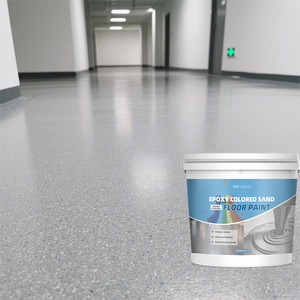 Màu cát Epoxy lớp phủ sàn đầy màu sắc cát sàn đá sơn đá cẩm thạch hiệu ứng chống mài mòn sàn sơn - Product Image 4