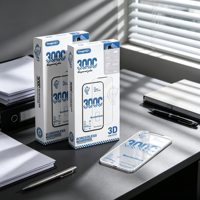 Protection d'écran en verre trempé anti-statique sans bordure incurvée 300C, film transparent intégral pour Samsung S26 ultra