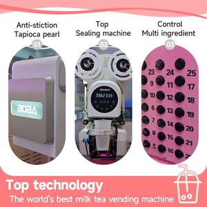 Máquina Expendedora de Té de Burbujas con Pantalla Táctil, Equipo para Preparar Té de Burbujas, Máquina para Hacer Té de Burbujas en Venta, Fabricante OEM - Product Image 5