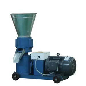 Máquina de pellets de alimentación de peces de fregadero de fábrica de China/máquina de prensa de palés de aserrín/Molino de pellets de alimentación animal
