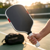 Raket Pickleball Serat Karbon T700 Inti Busa EPP+eva Generasi Kelima Konstruksi Satu Bagian Tekan Panas 16mm Berat 42cm