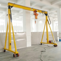 Mini-grue portative mobile de haute qualité avec palan électrique à chaîne manuelle