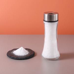 मसाला डिस्पेंसर पर्यावरण के अनुकूल हैंडल मसाला नमक पाउडर शेकर 180 मिली कांच की बोतल 304 स्टेनलेस स्टील ढक्कन काली मिर्च नमक हिलाएं। - Product Image 1