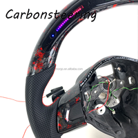 Maßgefertigtes Carbon-Lenkrad für Volkswagen Golf 6 GTI GTD GTR MK6 6R Polo Passat B7 B8 2015-2019 im Rennstil