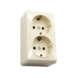 220v 16AEU Wall mounted power socket outlet double wall socket