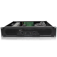 Amplificateur de puissance analogique professionnel à faible distorsion 4 ohms en métal 200W*2 pour enceintes stéréo de 10 pouces, utilisation en extérieur