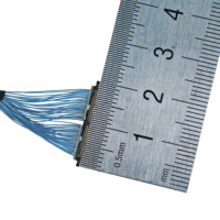 Nouvel arrivage : Câble LVDS LCD DF56 à pas de 0,5 mm, 50 broches, pinout inversé, longueur 400 mm, faisceau de câblage pour système de surveillance