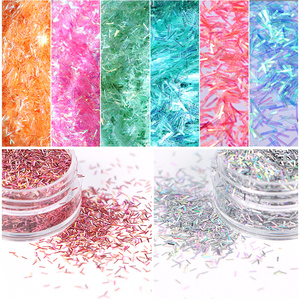 Paillettes holographiques métalliques irisées pour gobelets, résine, nail art et artisanat - Product Image 2