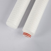 0.2 micron 10 "Pvdf Membrane filtre cartouche Code 0 bougie filtre pour filtration stérile