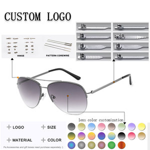Gafas de Sol de Piloto con Montura Completa, Lentes Polarizadas, 100% Protección UV, Unisex, Estilo para Conducir - Product Image 2