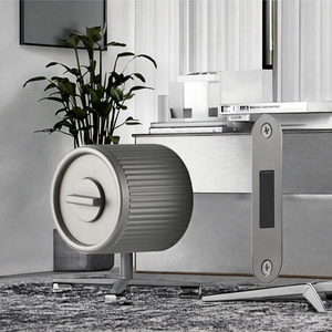 Hot <strong>Door</strong> and windows Accessories Modern Minimalist Interior Privacy <strong>Door</strong> Handle Zinc Internal Bedroom <strong>Knob</strong> Lever Lock Cylinder - Product Image 4