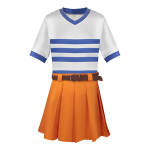 Disfraz de Cosplay de Nami de One Piece para Mujer, Estilo Anime Manga, Traje para Halloween, Material de Poliéster, Otoño 2023 - Product Image 5