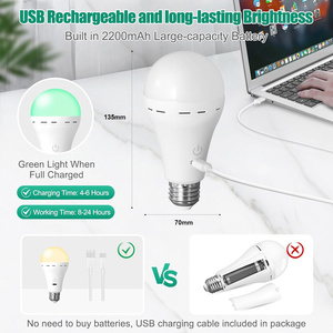 Applique murale sans fil <span class=keywords><strong>à</strong></span> <span class=keywords><strong>LED</strong></span> E26, fonctionnant sur piles, avec télécommande, minuterie et variateur d'intensité - Product Image 2