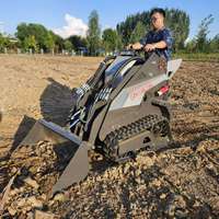 SPEDIZIONE GRATUITA Cartiwell Euro 5 EPA CE Diesel Skid Steer Mini Pala Cingolata Trincia Forestale Rasaerba