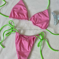 Fabricant de Maillots de Bain Haut de Gamme Personnalisés Service OEM pour Bikinis Femme Vêtements Femme Adultes Micro Bikini String