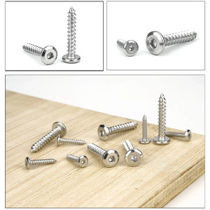 Tornillo Autorroscante de Acero Inoxidable 304 M2 M2.3 M2.6 M3 M4 M5 M6, Conector para Muebles, Piezas de Unión, Fabricante, Personalizado - Product Image 4