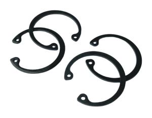 Anneaux de retenue internes Circlips Rondelles de blocage internes noires Anneau de retenue de type normal pour alésages GB893 DIN472 DIN471 - Product Image 1