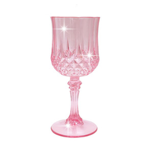 Copas de Plástico Verdes Vintage para Bodas, Eventos y Fiestas, Copas de Vino con Relieve Retro, Copas de Agua para Bar de Vinos - Product Image 3