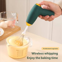 Mini batteur à œufs électrique rechargeable par USB/batterie, appareil de cuisine pour fouetter le lait et la crème, mélangeurs alimentaires