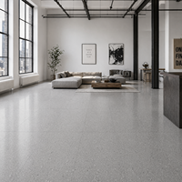 Comptoir en terrazzo de luxe, dalle de terrazzo artificielle, revêtement de sol en terrazzo architectural, carreaux de sol en terrazzo résistants à l'usure