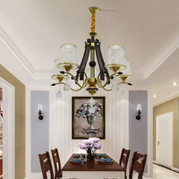 Lustre d'intérieur de style moderne à prix d'usine pour la maison Luminaire suspendu décoratif de salon pour la salle à manger