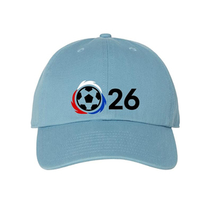 Casquette de baseball pour fans de football, style sportif Dobby, broderie à la main, fermeture snapback réglable pour les fans de football internationaux - Product Image 2