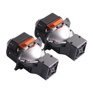 2024 New Square Lens Led Car Headlight 64W 6000K with Dual Direct Light for Car - Product Image 1