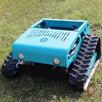 Tondeuse à gazon sur chenilles à prix d'usine, autonomie prolongée, largeur de coupe 550 mm, commande 680 m, moteur essence 224 cm³